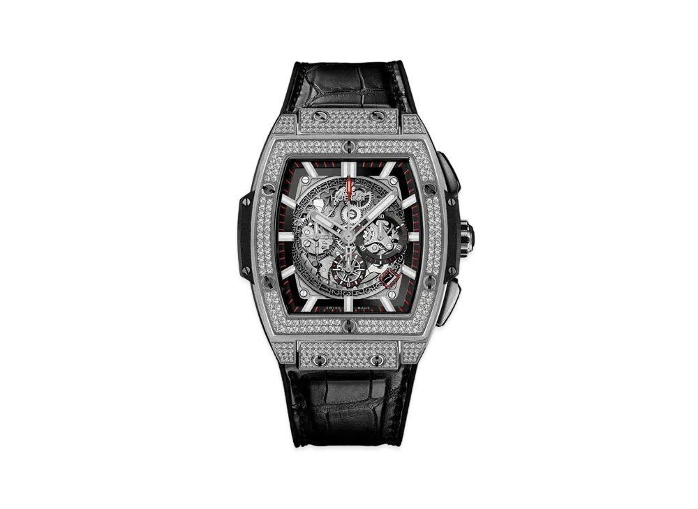 HUBLOT Spirit of Big Bang Titanium Pave 45mm
