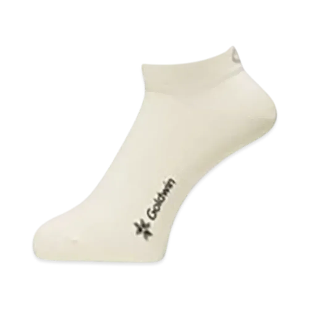 Goldwin Paper Fiber Arch Support Short Socks (C3 Fit/Unisex) "Off White"