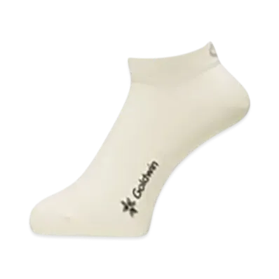 Goldwin Paper Fiber Arch Support Short Socks (C3 Fit/Unisex) "Off White"