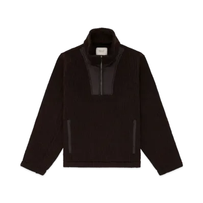 Aime Leon Dore Paneled Half-Zip Pullover "Brown"