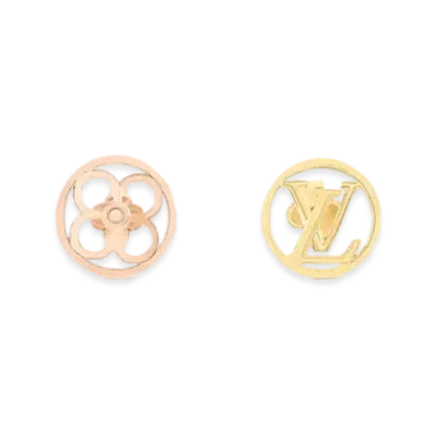 Louis Vuitton LV Lace Earrings "Yellow Gold/Rose Gold/Palladium"