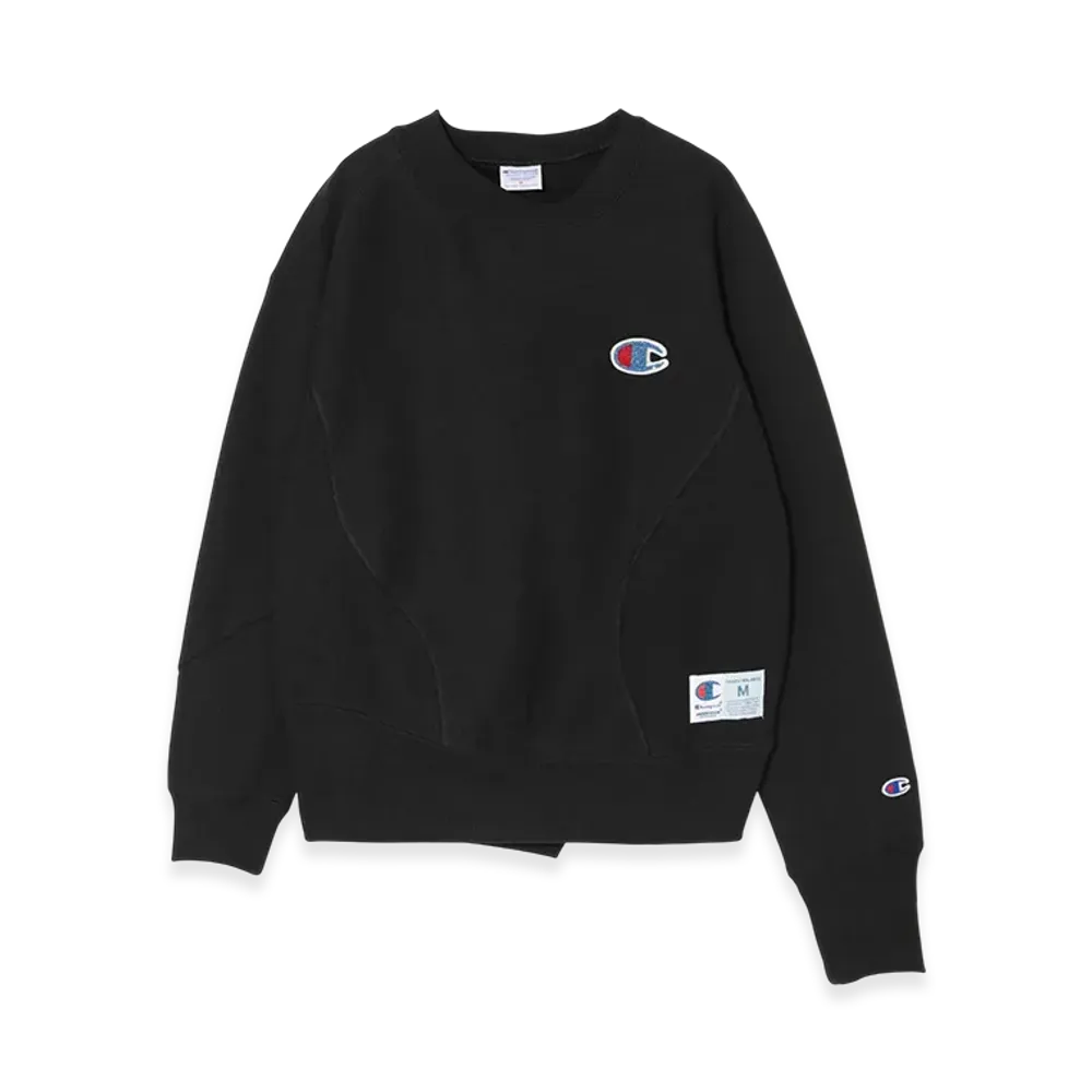 UNDERCOVER x Champion Cotton Polyester Fleece Lined Sweat Pullover "Black"