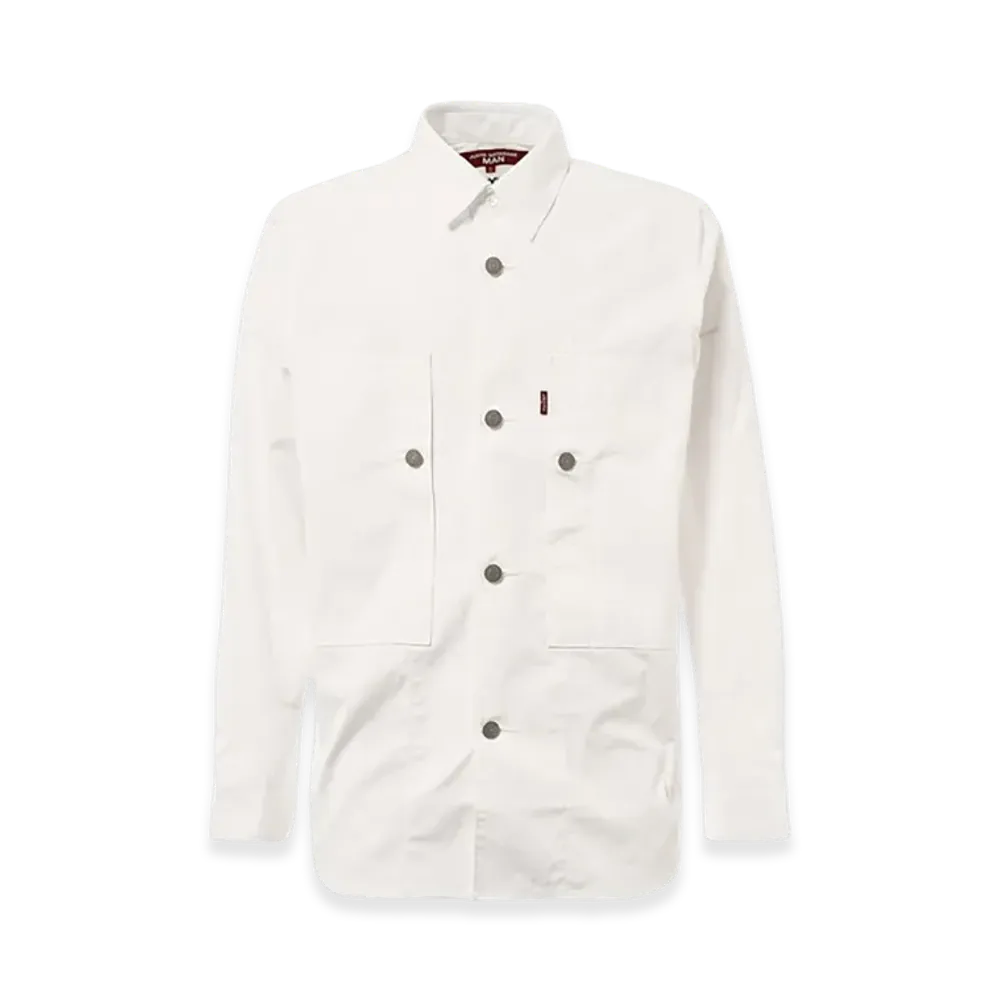 eYe JUNYA WATANABE MAN x Levi's W-Name Cotton Shirt "White"