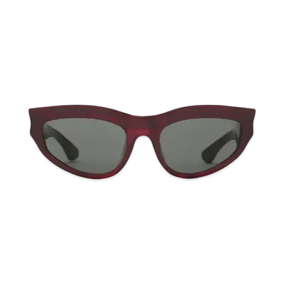 Burberry Classic Oval Sunglasses "Red Check"
