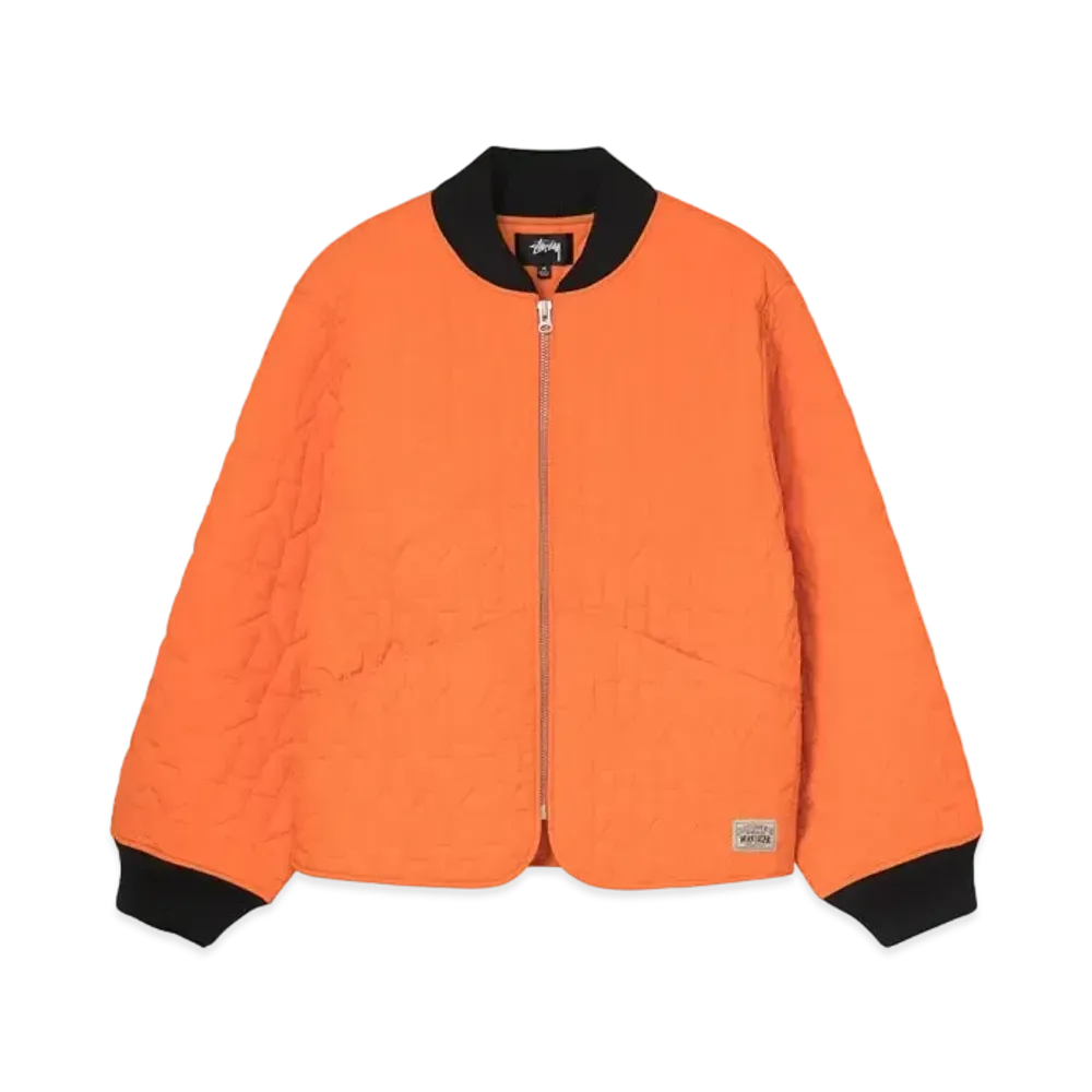 Stussy S Quilted Liner Jacket "Orange"