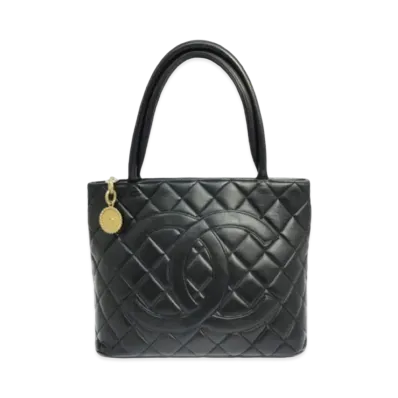 CHANEL lambskin Reprint Tote "Black"