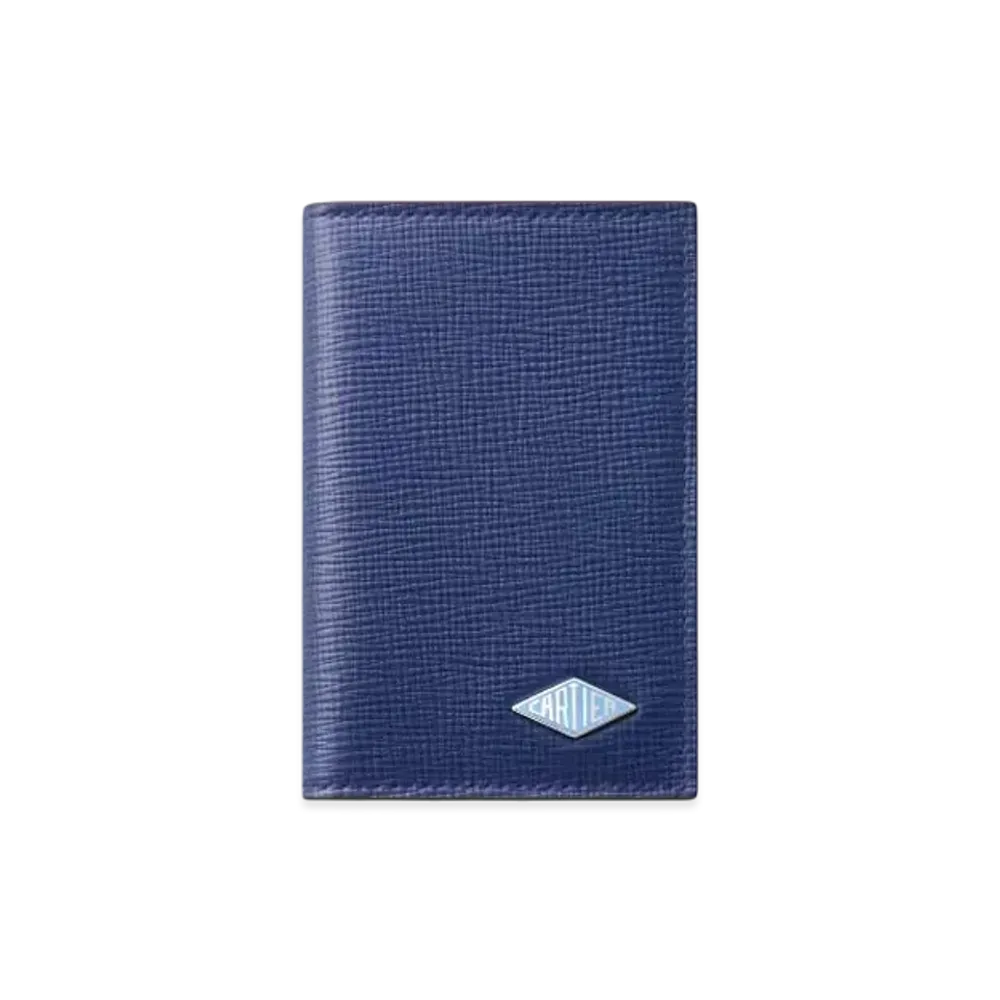Cartier 4 Credit Card Holder Cartier Losange "Deep Blue"