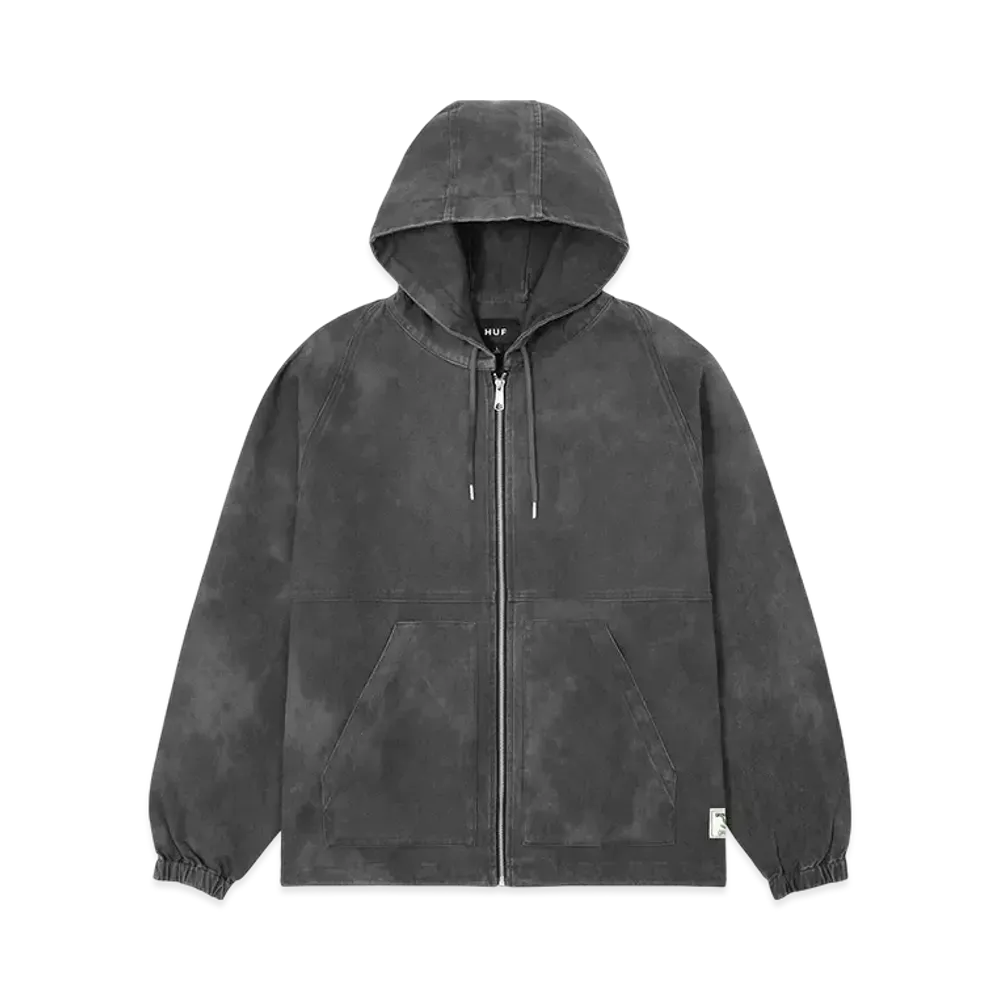 HUF Garden Center Pigment Dyed Canvas Jacket "Black"