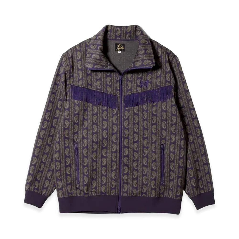 NEEDLES Fringe Track Jacket Poly JQ "Purple"