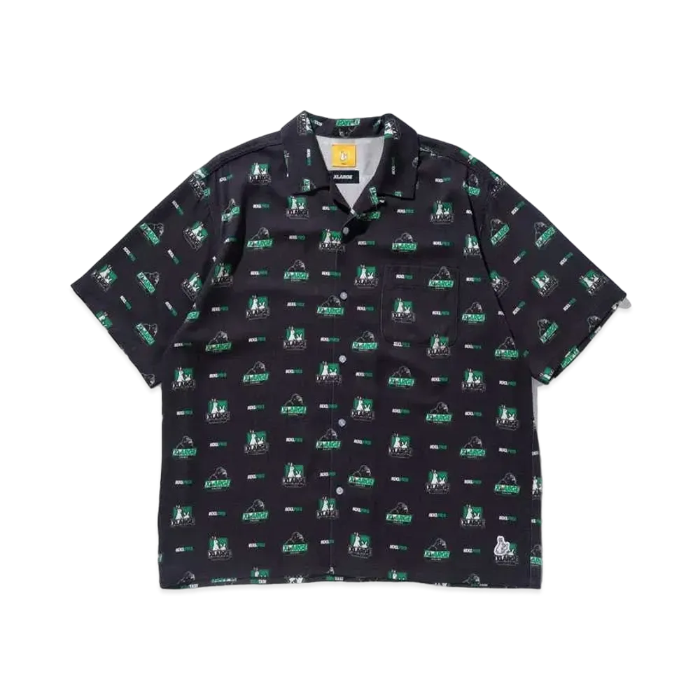 XLARGE x FR2 Icon Pattern S/S Shirt "Black"