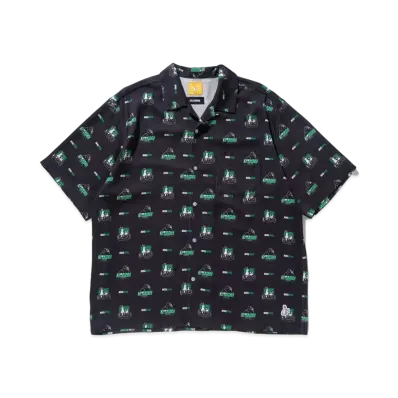 XLARGE x FR2 Icon Pattern S/S Shirt "Black"