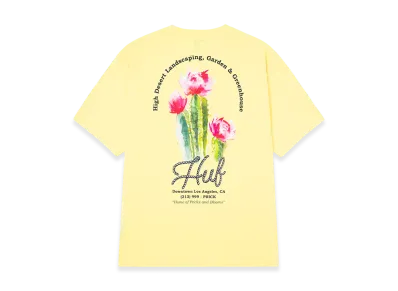 HUF Desert Rose Tee "Light Yellow"