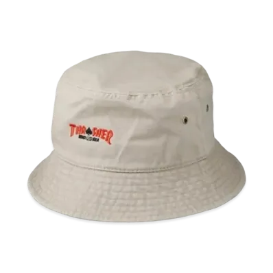 WIND AND SEA x THRASHER magazine (Spade) Bucket Hat "Beige"
