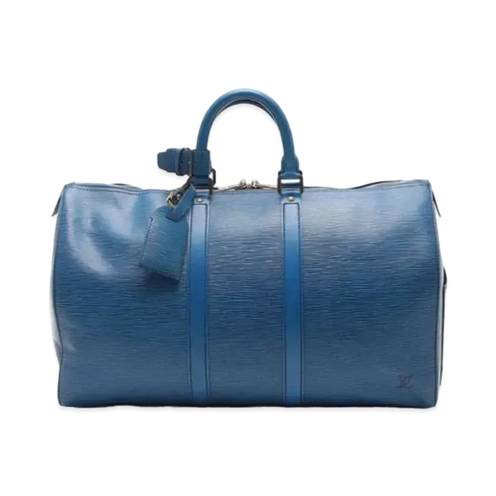 Louis Vuitton Epi Keepall 45 "Toledo Blue"