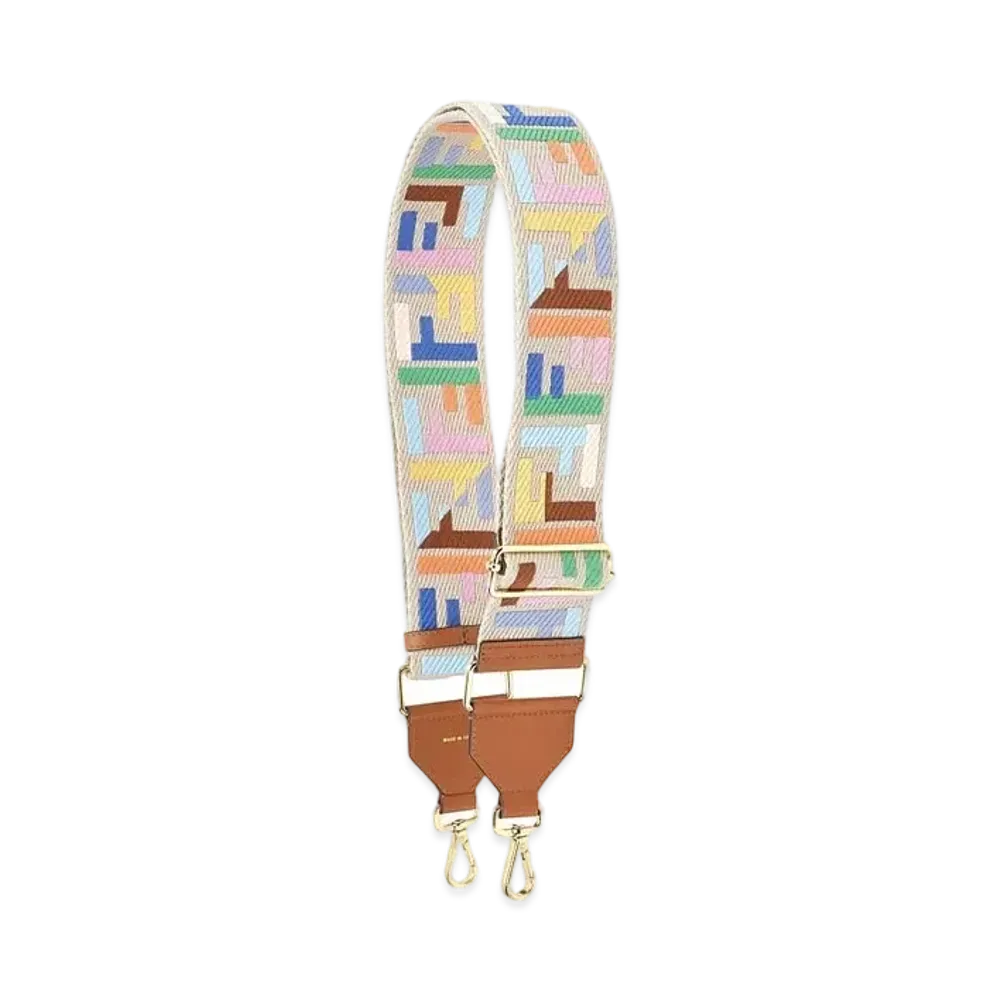 FENDI Strap You Ribbon Shoulder Strap "Beige"