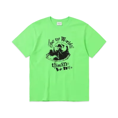 thisisneverthat Otter Tee "Light Green"