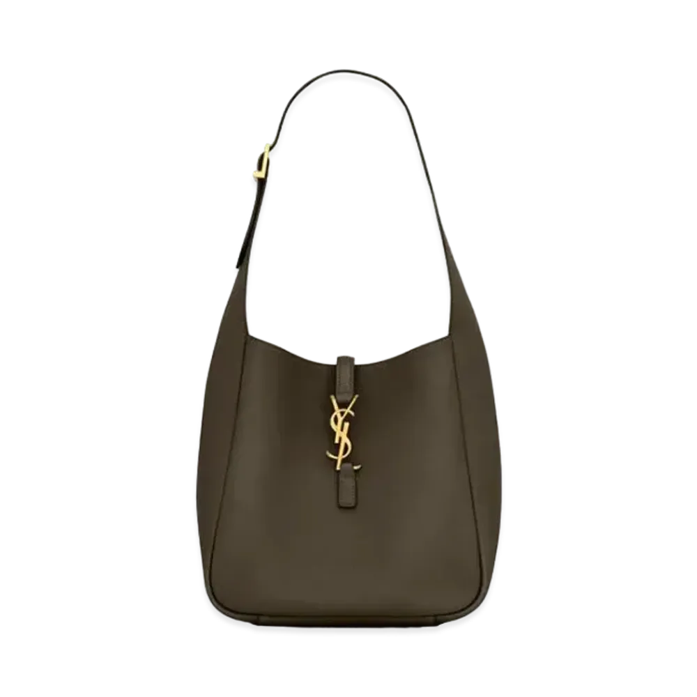 Saint Laurent LE 5 A 7 Supple Small in Grained Leather "Light Musk"