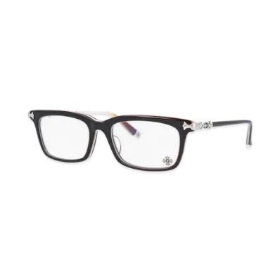 Chrome Hearts FUN HATCH-A 54 Square Cross "Brown Bone Brown"