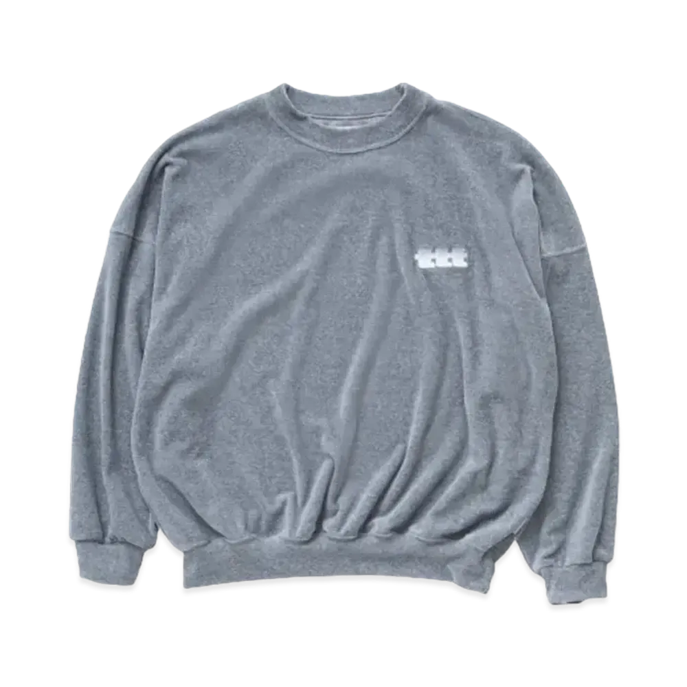 TTT MSW Velours Crew Neck Sweat "Gray"