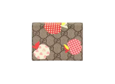 GUCCI Les Pommes Card Case Wallet