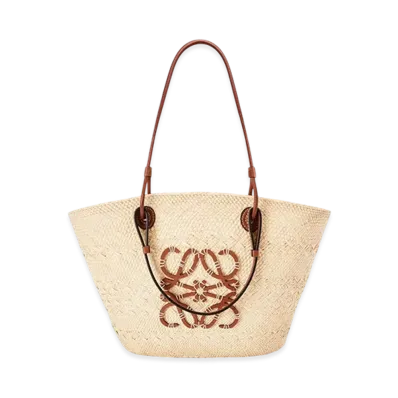 LOEWE Anagram Basket Bag Medium "Natural/Tan"
