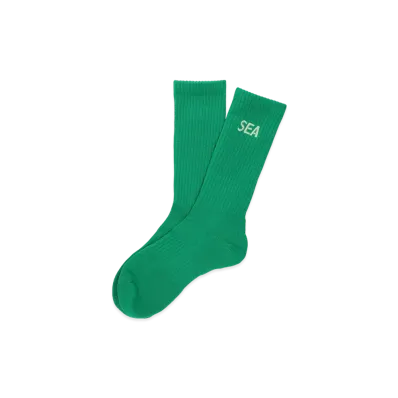 WIND AND SEA ESS Socks "Green"