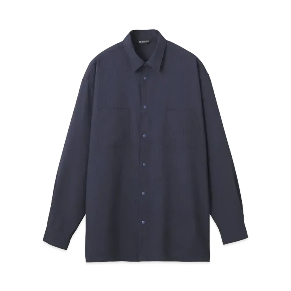 DESCENTE ALLTERRAIN 81 Sucker L/S Shirt "Navy"