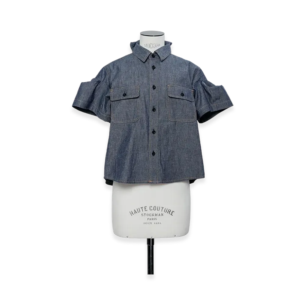 sacai Light Weight Denim Shirt "Blue"