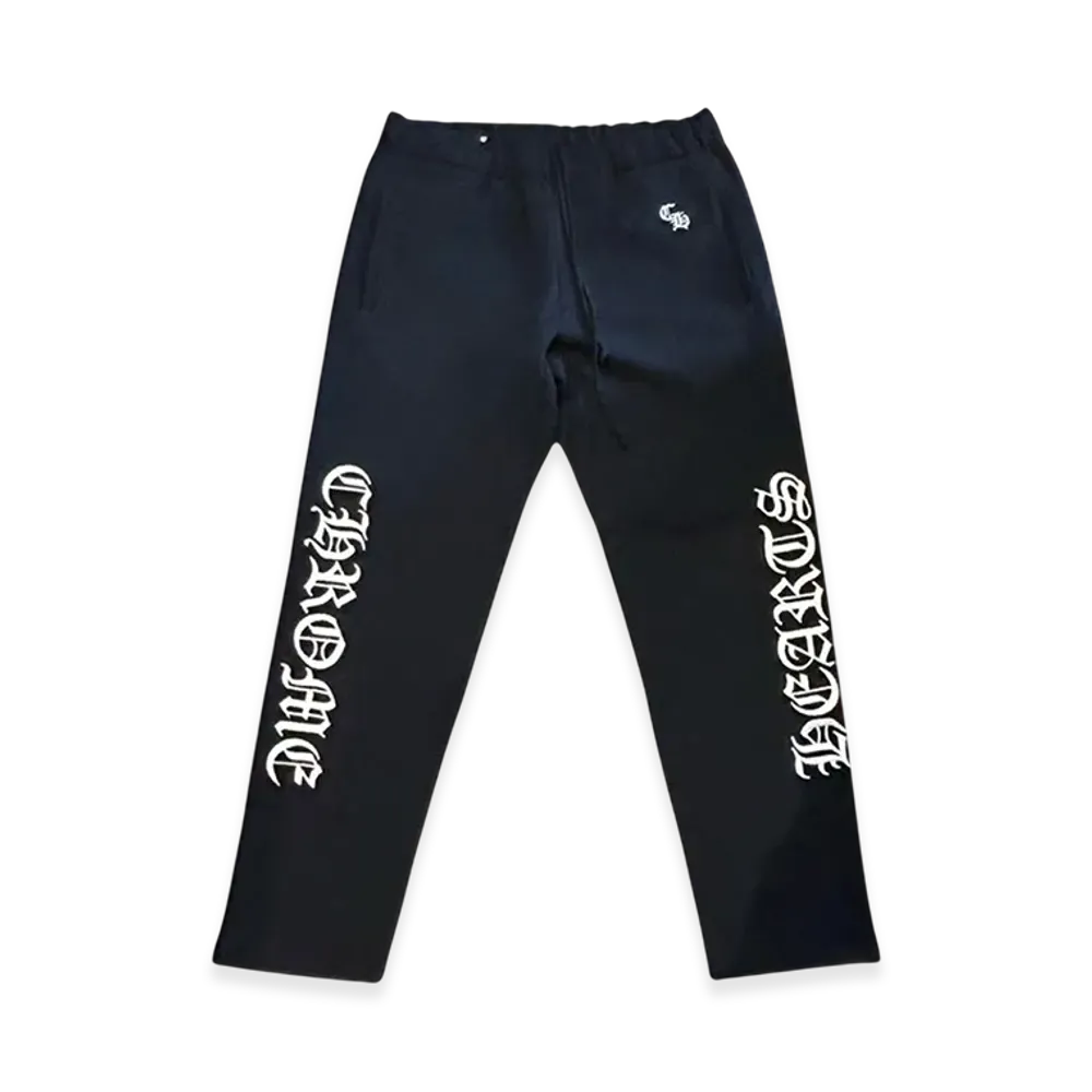 Chrome Hearts CH Logo Embroidered Slow Ride Sweatpants "Black"