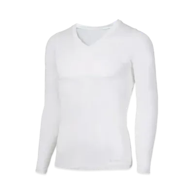 Goldwin Cooling V-neck Long Sleeve (C3 Fit / Men's) "White"