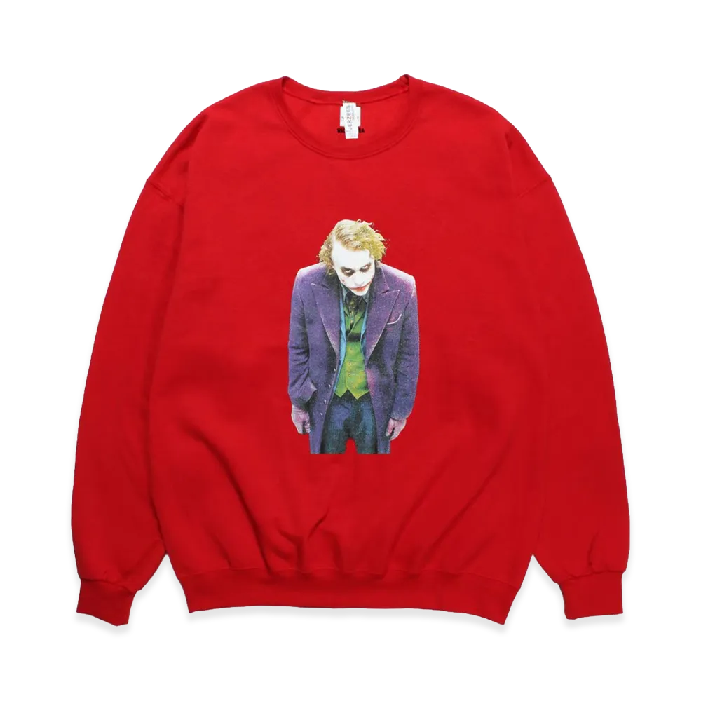 WACKO MARIA x The Dark Knight Trilogy Sweat Shirt "Red"
