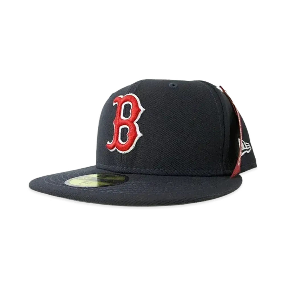 NEW ERA x ALPHA Industries MLB Boston Red Sox 59Fifty Fitted Hat "Navy"