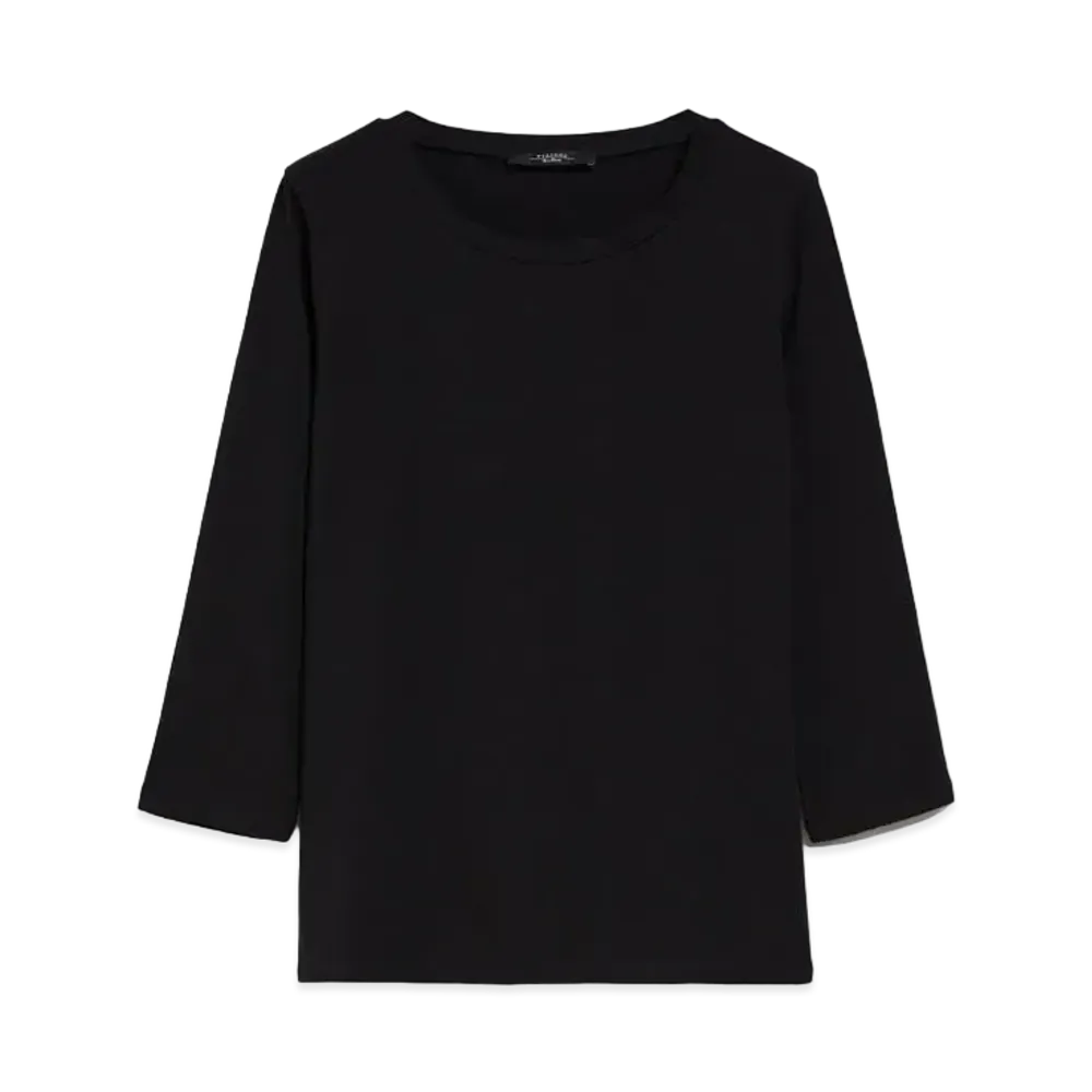 Max Mara Murti A Organic Cotton T-Shirt "Black"
