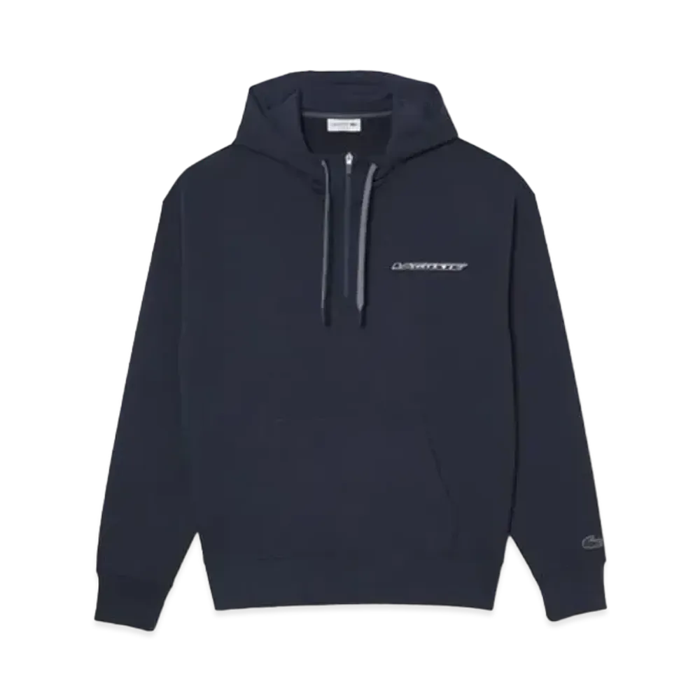 LACOSTE Tech Sweat Half Zip Hoodie "Navy"