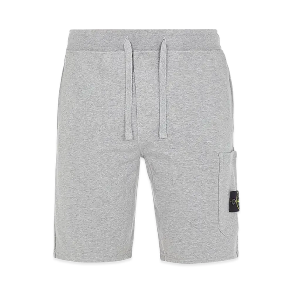 Stone Island 64651 Fleece Bermuda Shorts - 23SS "Powder Melange"