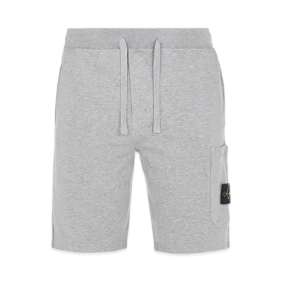 Stone Island 64651 Fleece Bermuda Shorts - 23SS "Powder Melange"