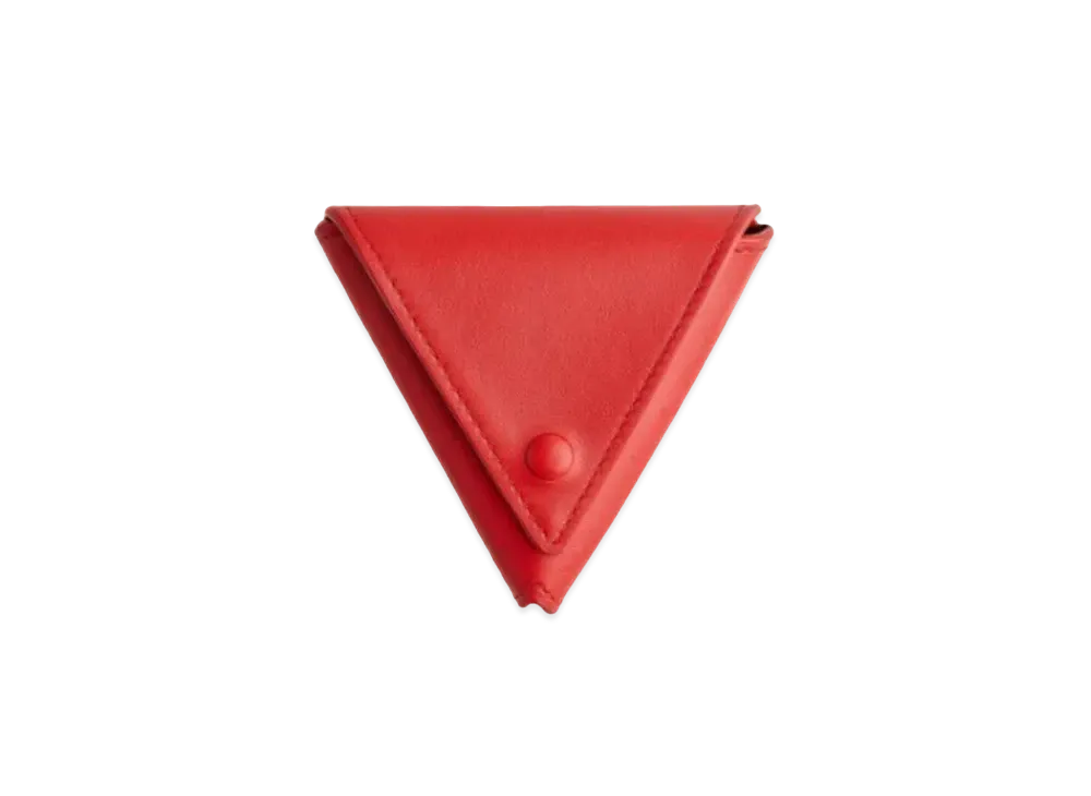 Bottega Veneta Folded Coin Purse "Chili Fondant"