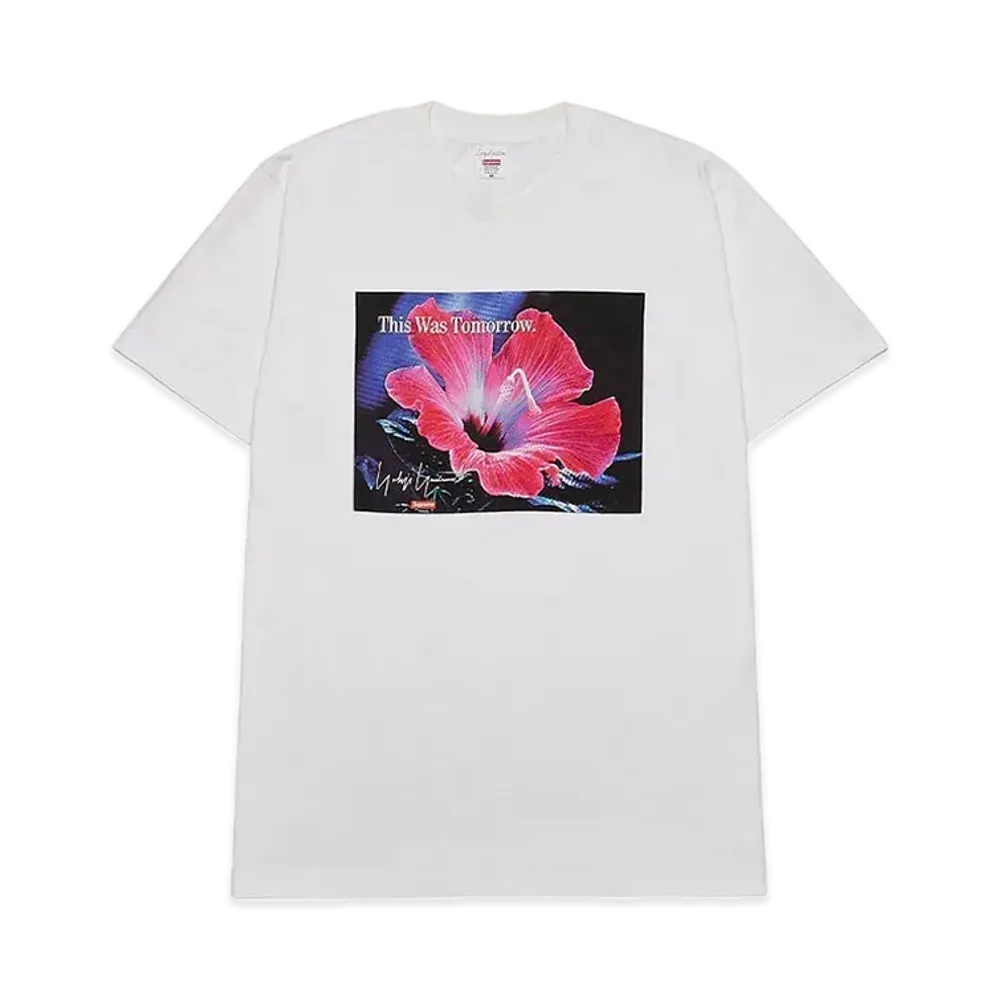 Supreme x Yohji Yamamoto This Was Tomorrow Tee "White"