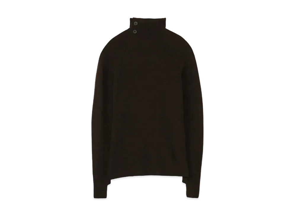 Yohji Yamamoto Y's SINGLE RIDGE SINGLE RIDGE CUT SLEEVE PULLOVER "Khaki"