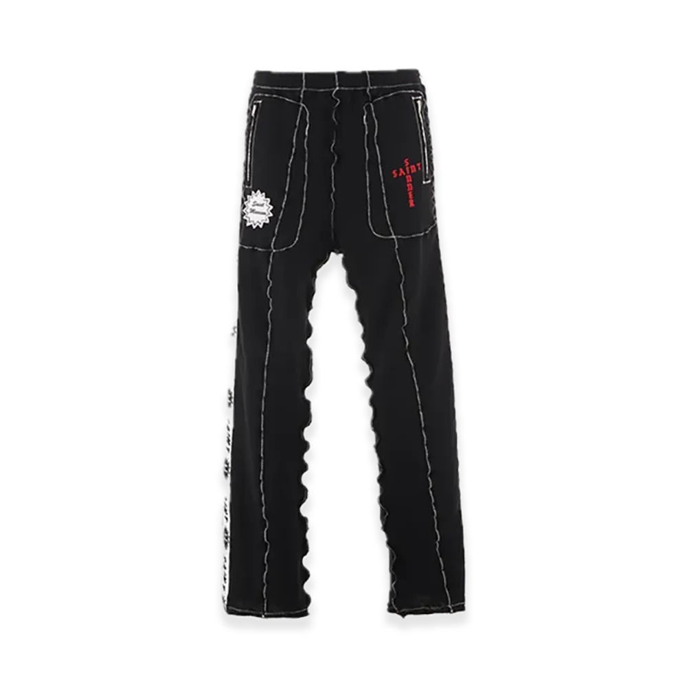 SAINT Mxxxxxx x A LOVE MOVEMENT ALM Sweat Pants "Black"