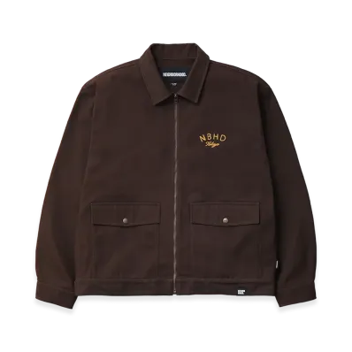 NEIGHBORHOOD Zip Work Jacket-1 "Brown"