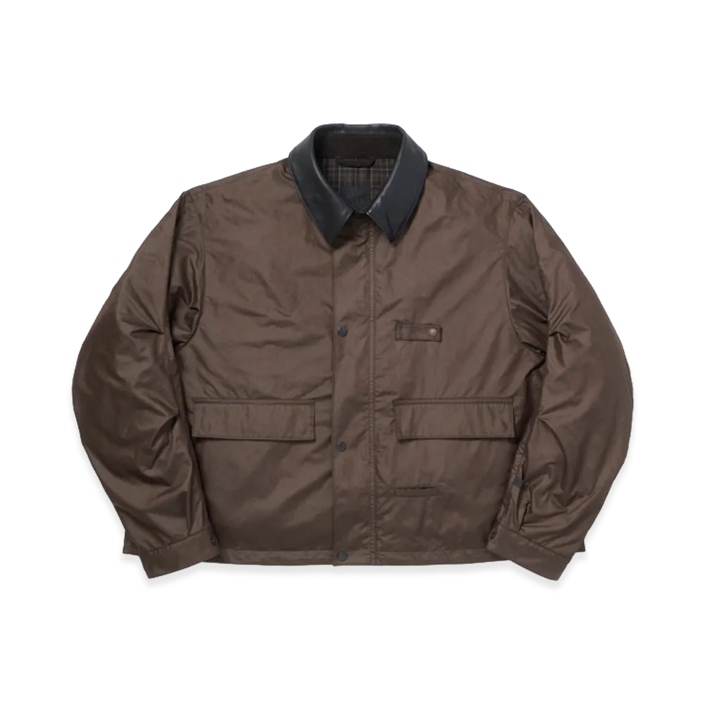 DAIWA PIER39 Women's Tech British Short Hunter Jacket "Dark Brown"