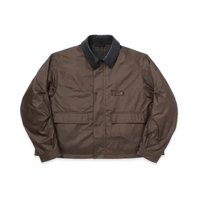 DAIWA PIER39 Women's Tech British Short Hunter Jacket "Dark Brown"