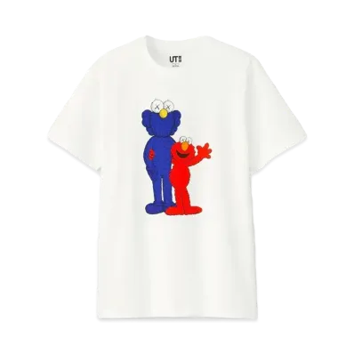 KAWS x Uniqlo x Sesame Street BFF Elmo Tee "White"