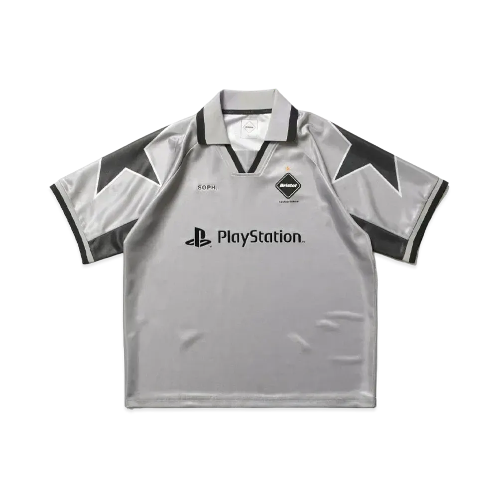 F.C.Real Bristol x PlayStation Star Short Sleeve Game Shirt (Kids) "Silver"