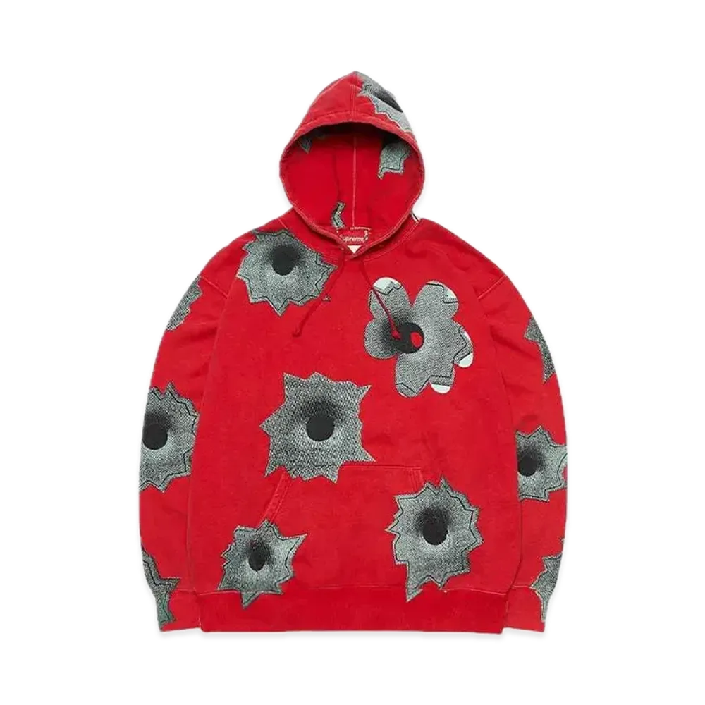Supreme Nate Lowman Hooded Sweatshirt "Red"