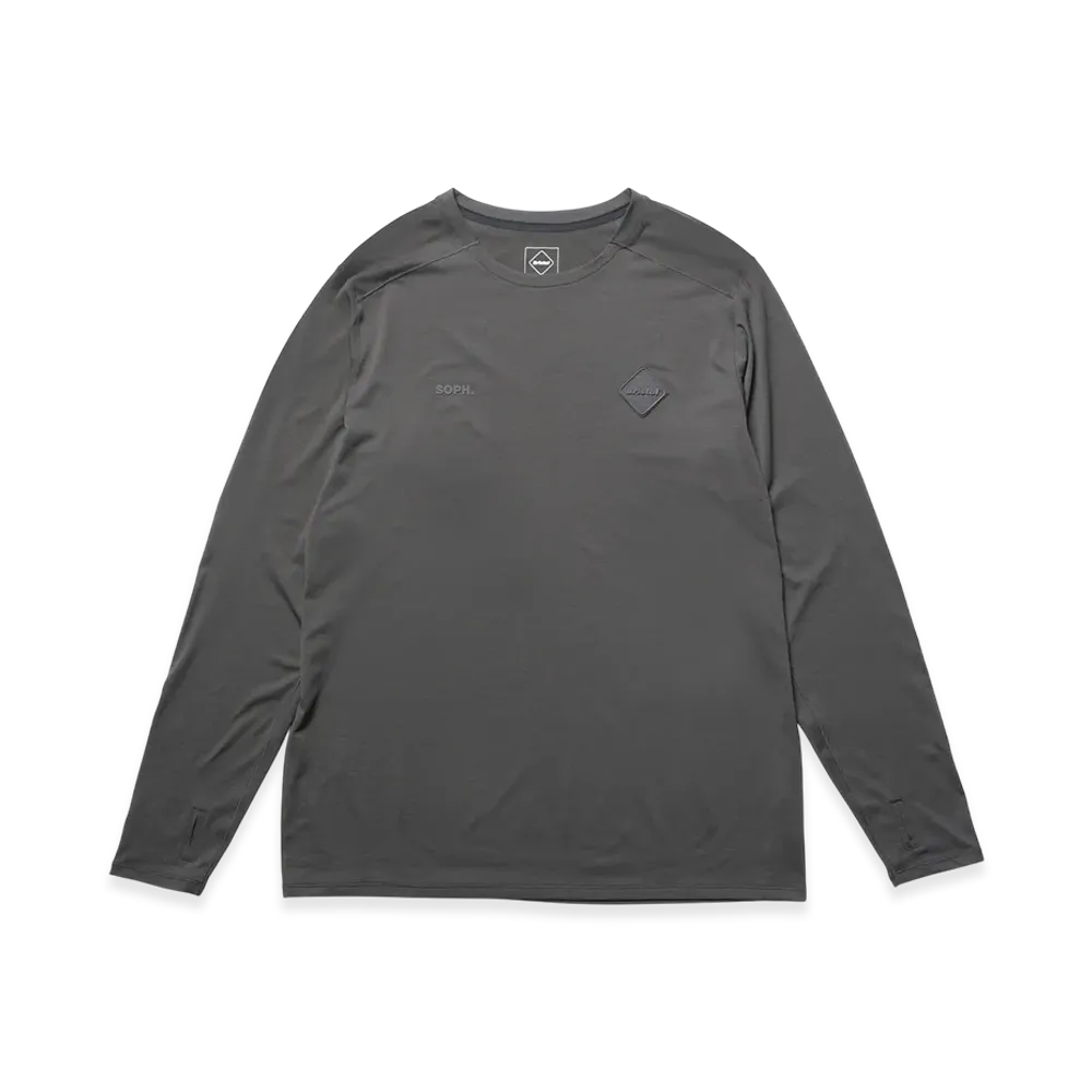 F.C.Real Bristol L/S Workout Top "Charcoal Gray"