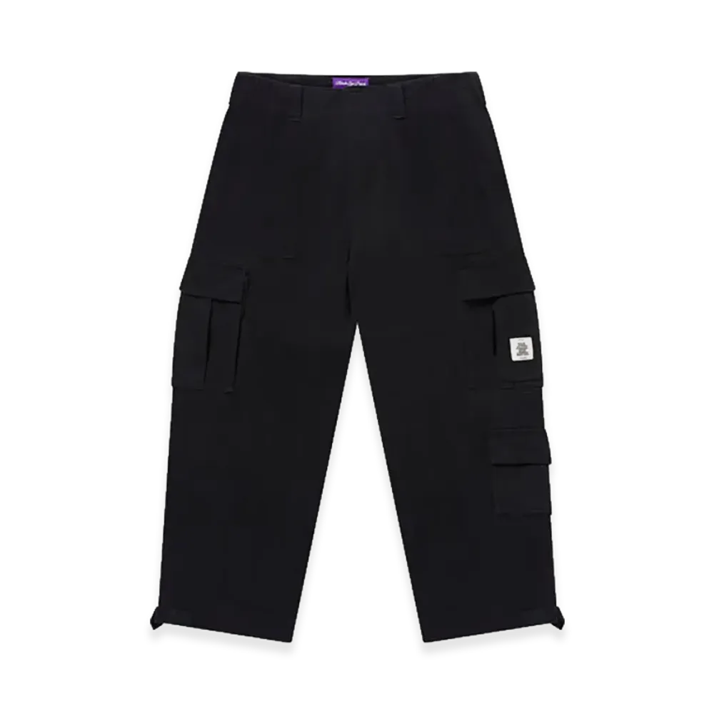BlackEyePatch OG Label Washed Cargo Pants "Black"
