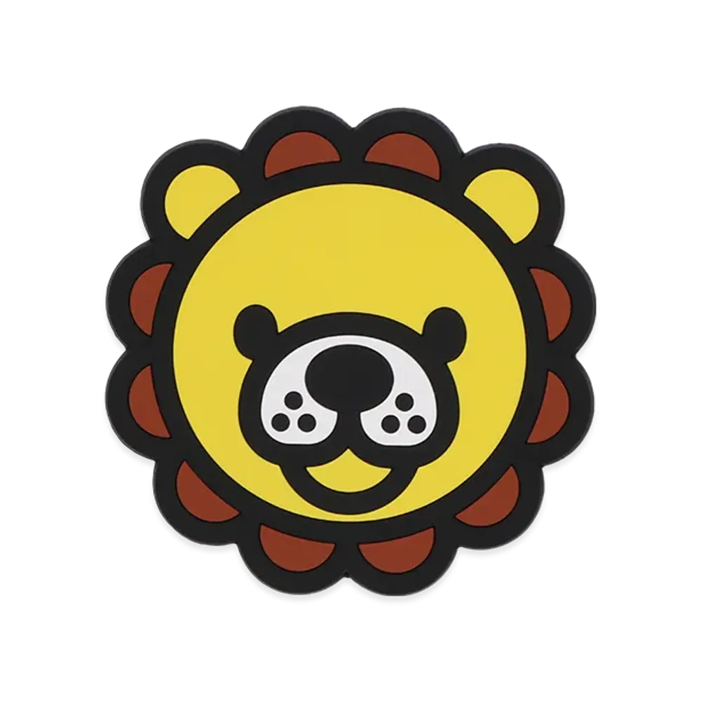 A BATHING APE Baby Milo Friend Lio Coaster "Yellow"