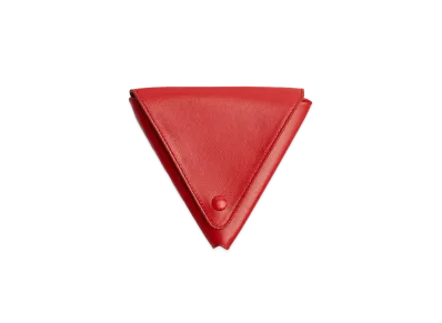 Bottega Veneta Folded Coin Purse "Chili Fondant"